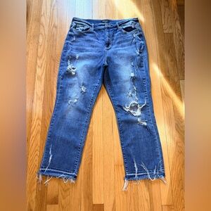 Judy Blue Distressed Women’s Jeans- straight fit